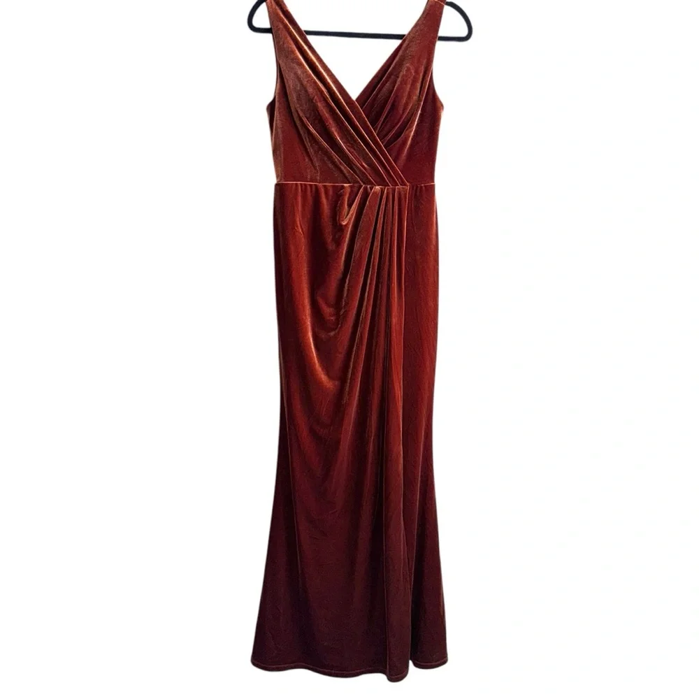 Revelry Rust Maxi Dress - Picture 2 of 12
